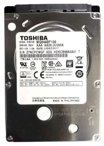Жесткий диск Toshiba 2.5" 1 Tb MQ04ABF100-0