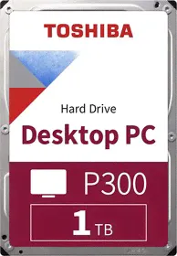 Жесткий диск Toshiba SATA-III 1Tb HDWD110UZSVA Desktop P300 (7200rpm) 64Mb 3.5"
