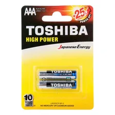 Батарейки Toshiba LR03GCP BP-2 AAA щелочные 2 шт