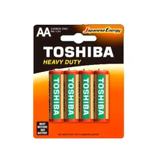 Батарейка AA Toshiba R6-4BL Heavy Duty, 1.5B, (4/40/200), (арт.00000018052)