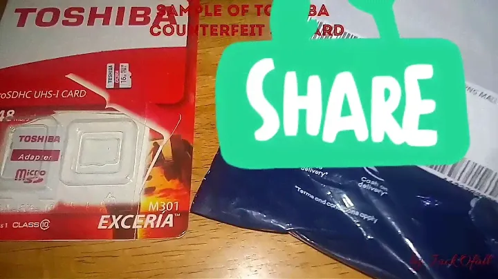THIS IS HOW COUNTERFEIT TOSHIBA MICRO SD CARD LOOKS LIKE / FAKE VS. GENUINE