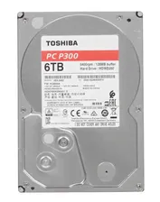 Жесткий диск Toshiba SATA-III 6Тб HDWD260UZSVA P300 (5400rpm) 128Mb 3.5"