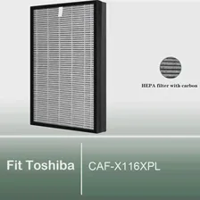 Дезодорирующий фильтр для Toshiba CAF-X116XPL воздухоочиститель HEPA-фильтр с углеродным композитным фильтром