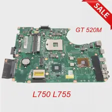 NOKOTION A000081450 DABLBMB28A0 Для TOSHIBA Satellite L750 L755 Материнская плата ноутбука HM65 DDR3 GT520M Графика
